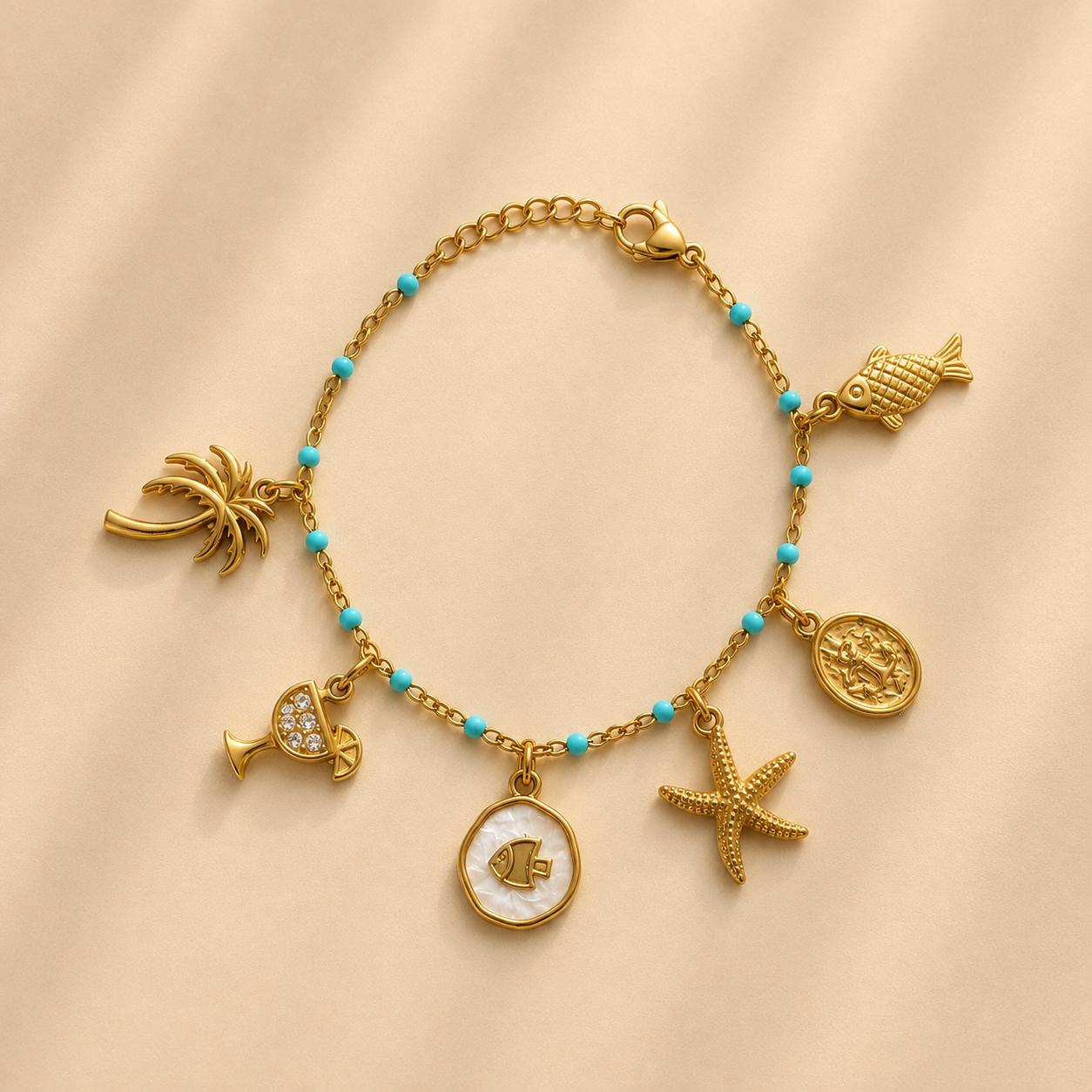 Ocean teal bracelet