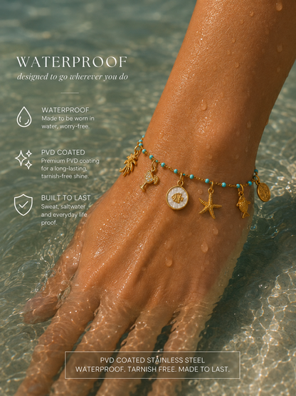 Ocean teal bracelet