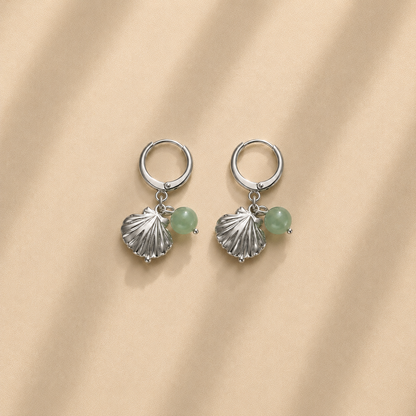 Aurelia seashell earrings