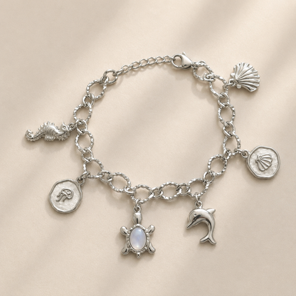 Statement charm bracelet